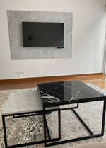 Mueble Empotrado de Mármol para la TV